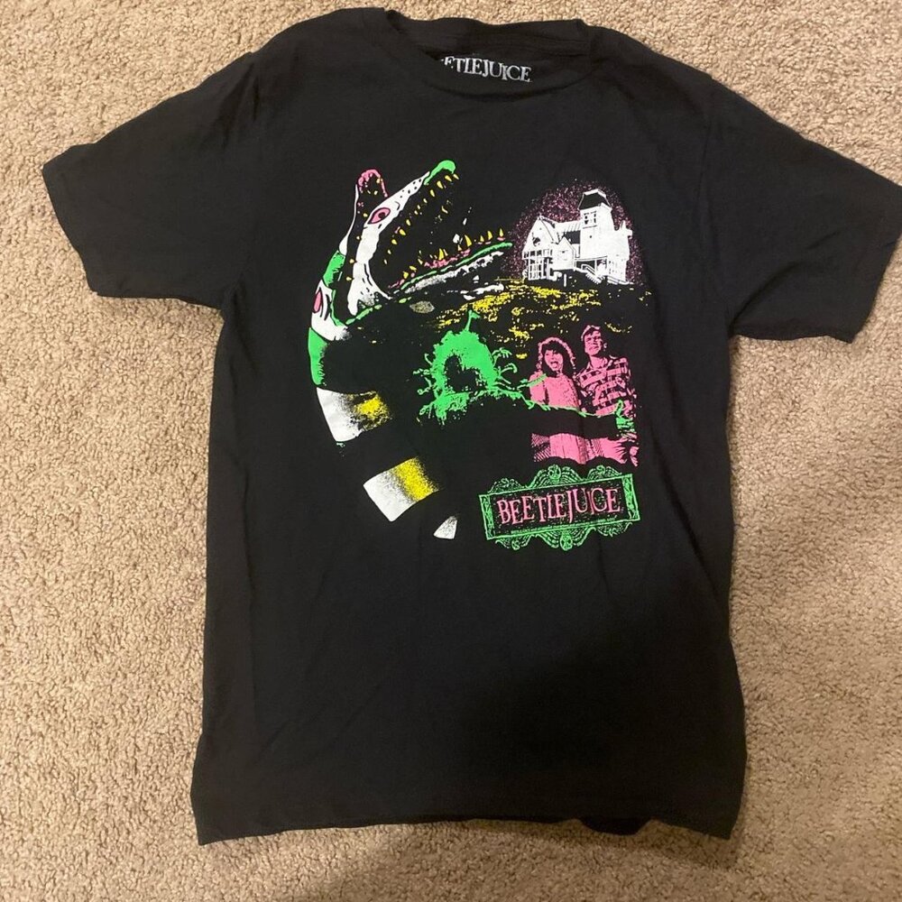 Hot Topic Beetlejuice Neon Tshirt